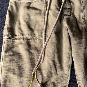 Free People army green cotton pants